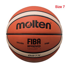 将图片加载到图库查看器,New High Quality Basketball Ball Official Size 7/6/5 PU Leather Outdoor Indoor Match Training Men Women Basketball baloncesto