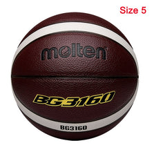 将图片加载到图库查看器,Molten Basketball Ball Official Size7/6/5 PU/Rubber High Quality Balls Outdoor Indoor Match Training Basketball basketbol topu