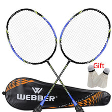 将图片加载到图库查看器,2pcs Professional Badminton Rackets