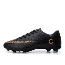 将图片加载到图库查看器,Men Large Size FG/TF Soccer Shoes Football Cleats Soccer Ankle Boots Teenager Training Sneakers Kids Indoor Sports Shoes Unisex