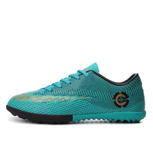 将图片加载到图库查看器,Men Large Size FG/TF Soccer Shoes Football Cleats Soccer Ankle Boots Teenager Training Sneakers Kids Indoor Sports Shoes Unisex