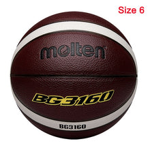 将图片加载到图库查看器，Original Molten Basketball Ball High Quality Official Size7/6/5 Outdoor Indoor Inflatable Basketball basketbol topu
