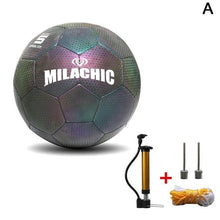 将图片加载到图库查看器，New Reflective Football Children's Outdoor Training Sports Luminous Reflective Cool Inflatable Football
