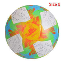 将图片加载到图库查看器，Newest Soccer Ball Standard Size 5 Machine-stitched Football Ball PU Material Sports League Match Training Balls futbol voetbal
