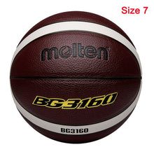 将图片加载到图库查看器，Molten Basketball Ball Official Size7/6/5 PU/Rubber High Quality Balls Outdoor Indoor Match Training Basketball basketbol topu
