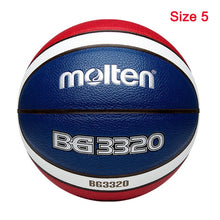 将图片加载到图库查看器，Molten Basketball Ball Official Size7/6/5 PU/Rubber High Quality Balls Outdoor Indoor Match Training Basketball basketbol topu
