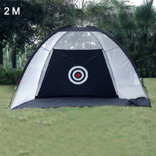 将图片加载到图库查看器，Indoor 2M Golf Practice Net Tent Golf Hitting Cage Garden Grassland Practice Tent Golf Training Equipment Mesh Outdoor XA147A
