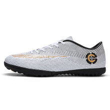 将图片加载到图库查看器，Men Large Size FG/TF Soccer Shoes Football Cleats Soccer Ankle Boots Teenager Training Sneakers Kids Indoor Sports Shoes Unisex
